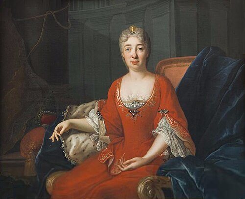 Portrait of Maria Anna of Neuburg, 1724, Joseph Vivien