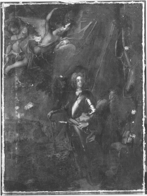 Max Emanuel in der Schlacht bei Harsan (?), 1695, Joseph Vivien