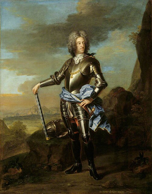 The Elector Max Emanuel of Bavaria (1662-1726), as Governor of the Spanish Netherlands, 1712, Joseph Vivien