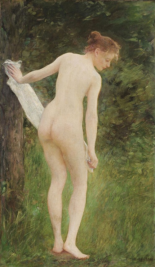 Woman bathing, 1500, Raphaël Collin