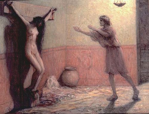 Femme crucifiée, 1890, Raphaël Collin