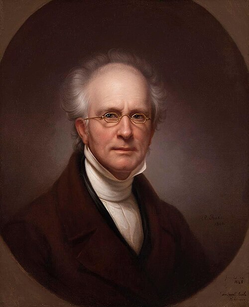 Autoportrait, 1846, Rembrandt Peale