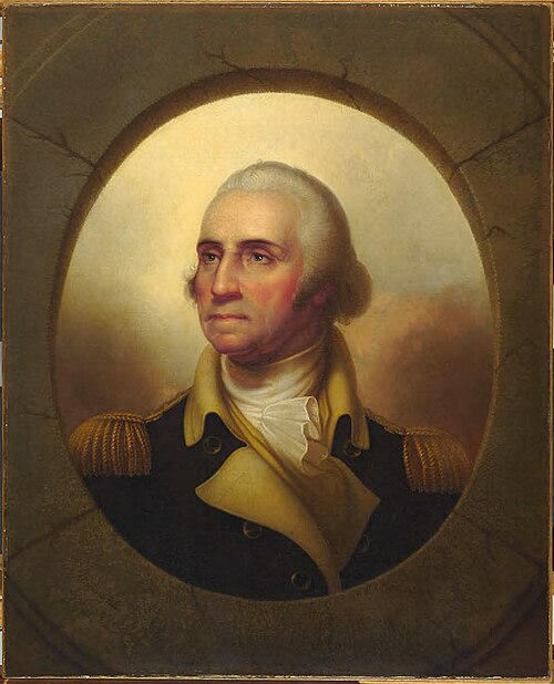 George Washington (1732-1799), 1852, Rembrandt Peale