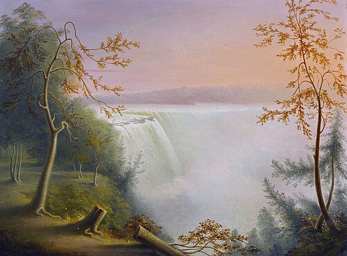 Niagara Falls (the Horseshoe Falles), 1850, Rembrandt Peale