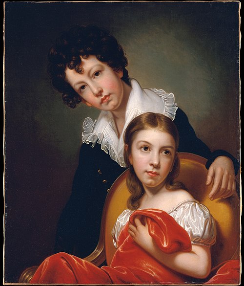 Michael Angelo and Emma Clara Peale, 1826, Rembrandt Peale