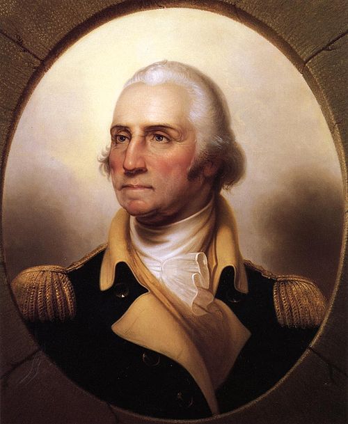 Portrait of George Washington, 1850, Rembrandt Peale