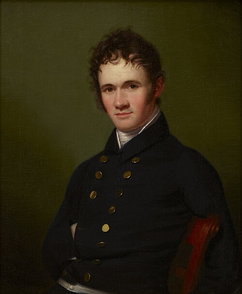 Portrait of Commander Lewis Warrington (1782-1851), 1801, Rembrandt Peale