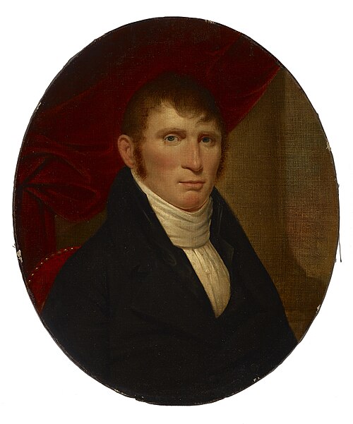 Portrait of David Cox, , Rembrandt Peale