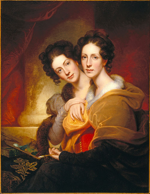 The Sisters (Eleanor and Rosalba Peale), 1826, Rembrandt Peale