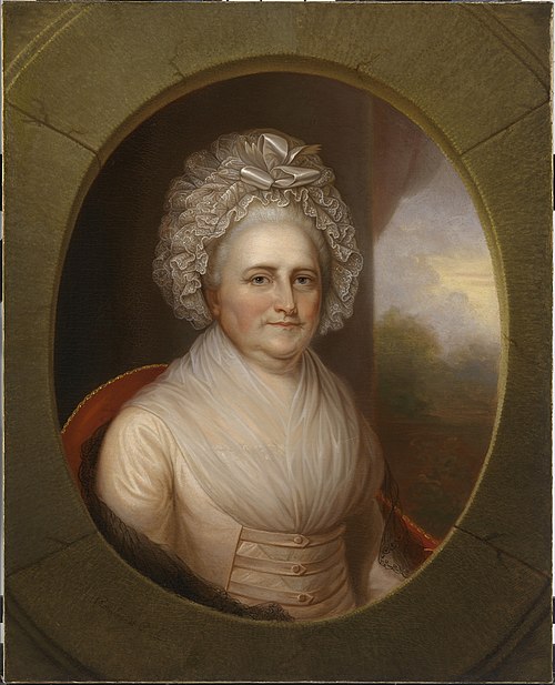 Martha Washington, 1853, Rembrandt Peale