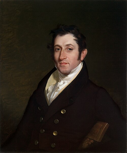 Colonel Mendes Cohen, 1838, Rembrandt Peale