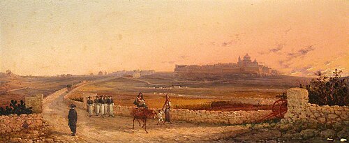 Mdina, Malta, 1887, Girolamo Gianni