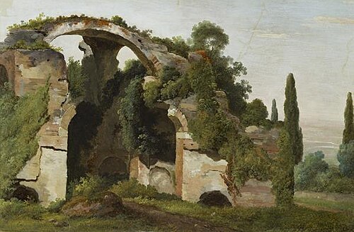 Villa Adriana, 1785, George Augustus Wallis