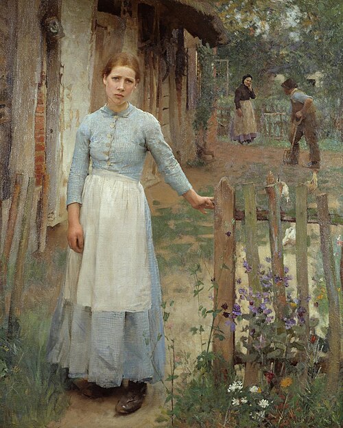 The Girl at the Gate, 1889, George Clausen