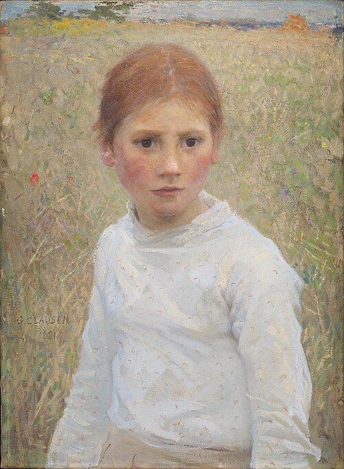 Brown Eyes, 1891, George Clausen