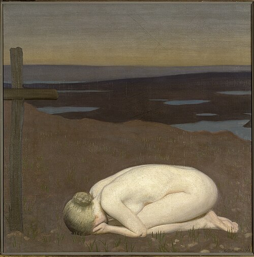 Youth Mourning, 1916, George Clausen