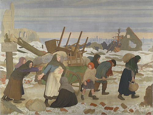Returning to the Reconquered Land, 1918, George Clausen