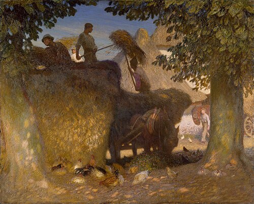 Building the Rick, 1907, George Clausen