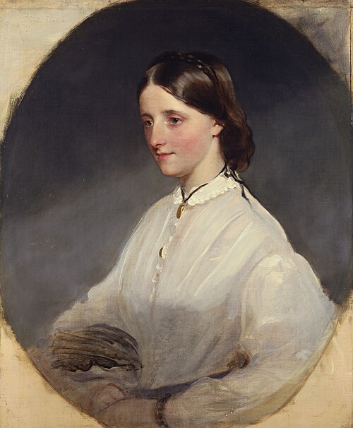 Amy Emily Sarah Fitzroy, 1858, George Hayter