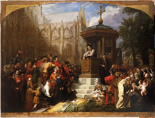 Latimer Preaching at Paul's Cross, , George Hayter