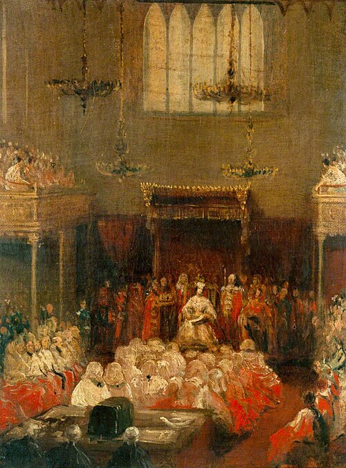 Queen Victoria Opening Parliament, 1837, , George Hayter