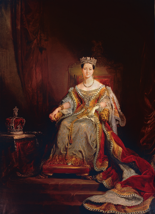 Queen Victoria enthroned in the House of Lords, 1838, George Hayter
