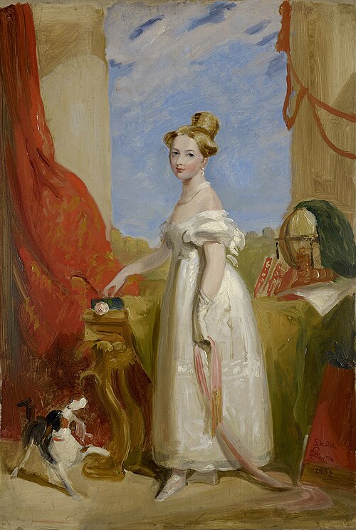 Queen Victoria (1819-1901) when Princess, 1832, George Hayter