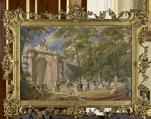A Fête at Sanssouci, 1844, George Hayter