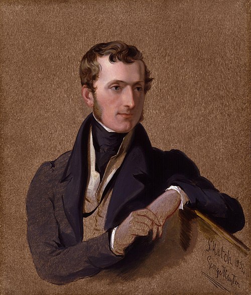 Philip Stanhope, 5th Earl Stanhope, 1834, George Hayter