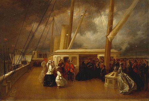 The Investiture of the Sultan with the Order of the Garter, 1867, George Housman Thomas