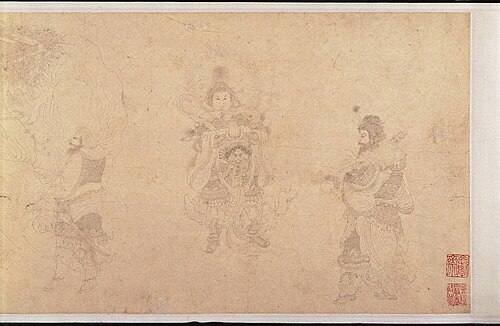 Baimiao Lohans, 1580, Ding Yunpeng