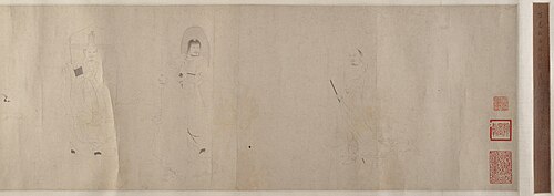 The Eighteen Luohans, 1849, Ding Yunpeng