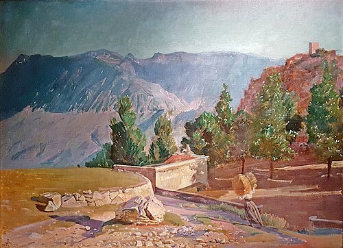 Italian countryside, 1924, Knud Sinding