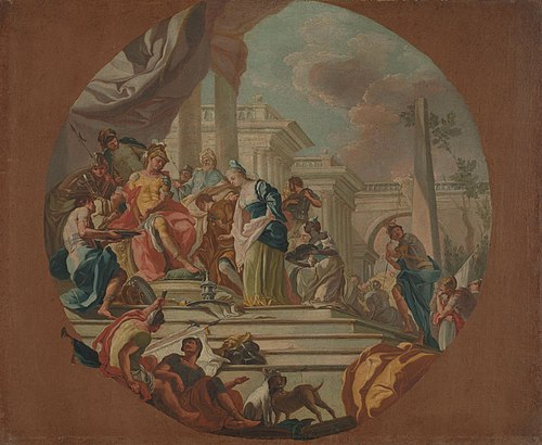 The Continence of Scipio, 1767, Giacinto Diano