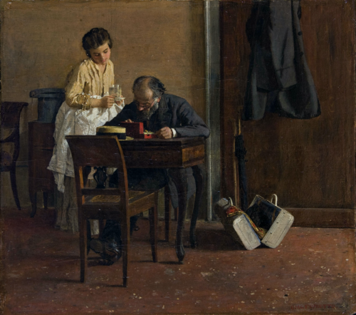 After the trip, 1873, Giacomo Favretto