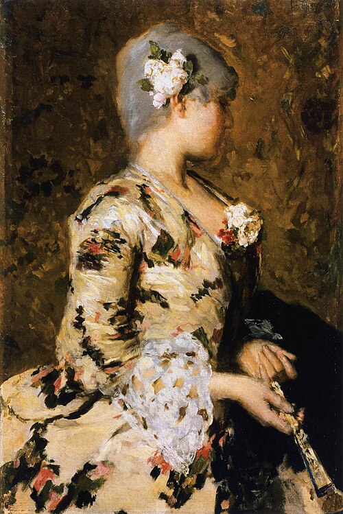 Eighteenth-Century Venetian Lady, 1887, Giacomo Favretto
