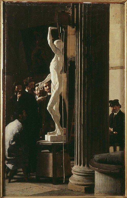 Anatomy lesson, 1873, Giacomo Favretto