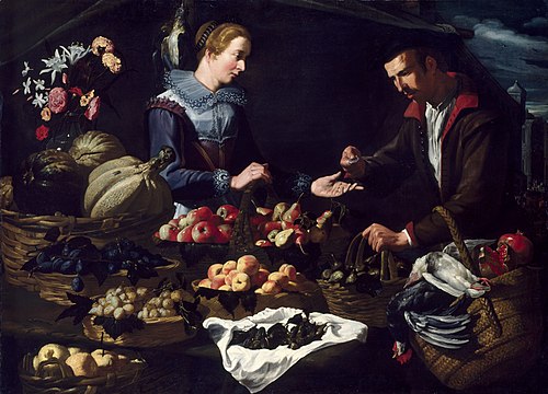 The Fruit Market, 1625, Giacomo Legi