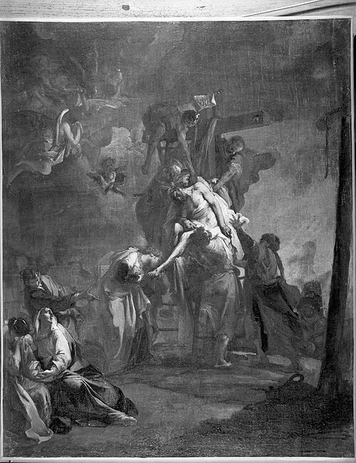 The Descent from the Cross, , Giambattista Crosato