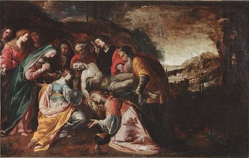 The Deposition, 1650, Giovanni Giacomo Barbelli