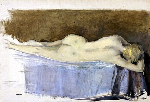 Nudo di schiena, 1968, Gianfranco Manara
