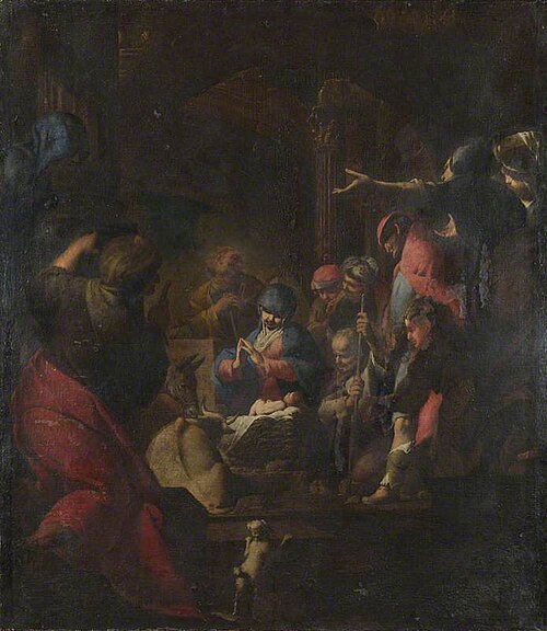The Adoration of the Shepherds, 1657, Giovanni Battista Spinelli