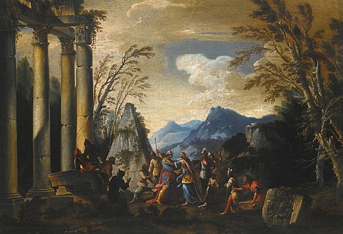 Alexander the Great and Thalestris, , Giovanni Ghisolfi