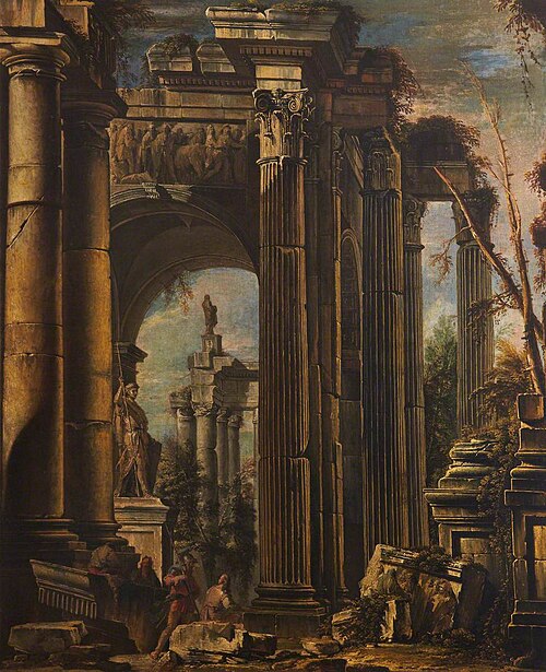 Architectural Composition, 1660, Giovanni Ghisolfi