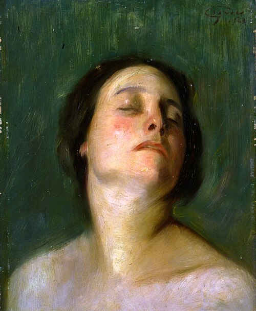 Male head study, 1923, Giovanni Grande