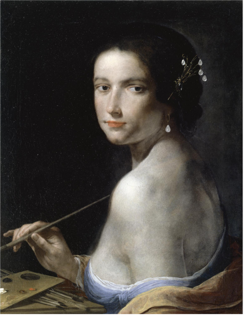 An Allegory of Painting, with a young Woman, half Length, , Giovanni Martinelli