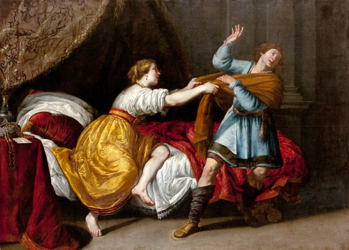 Joseph et la femme de Putiphar, 1668, Giovanni Martinelli