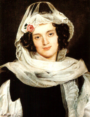 Portraite de Giulia Fusi Manusardi, 1829, Giovanni Moriggia