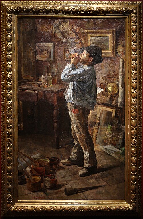I'm a Painter Too (Amateur), 1885, Giovanni Sottocornola