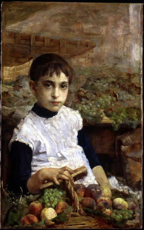 Frutera – Fruit Seller, 1886, Giovanni Sottocornola
